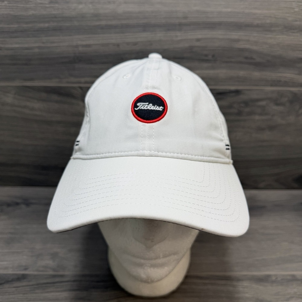 Titleist Montauk Breezer Golf Hat Adjustable White Men's OS Logo Lightweight PGA